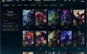 Conta League of legends ótima