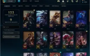 Conta league of legends com nenhuma partida da md10 feita