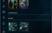 Conta LVL 105 - BRONZE 1 - 32 SKINS - 56 CAMPEÕES - 4 CROMAS