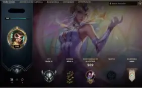 Conta LVL 105 - BRONZE 1 - 32 SKINS - 56 CAMPEÕES - 4 CROMAS