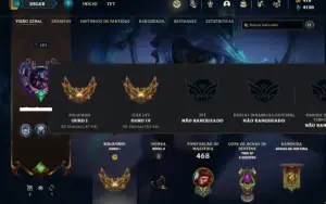 Conta ouro 1 com 140 Champs e 152 Skins