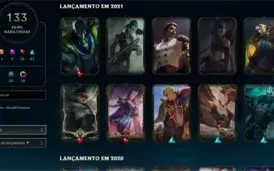Conta com 133 Skins e 20k de EA (18 lendarias) (G4 mmr)