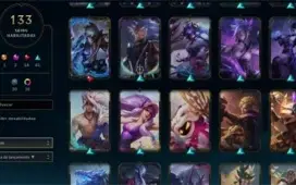 Conta com 133 Skins e 20k de EA (18 lendarias) (G4 mmr)