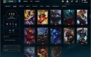 Conta ouro 4 com TODOS os champs e 132 skins (1KK de Jarvan)