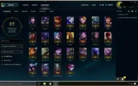CONTA LOL LVL 30 UNRANKED 25 CHAMPS 18K IP