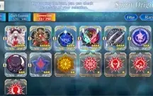 Fate GO/Fate Grand Order Conta 16SSR 22SR NA 5 suportes