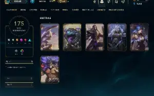 Esmerlada 4 com 150 Champs e 175 Skins ( MAIN TOP )