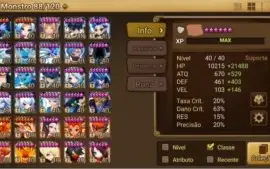 Conta com Dois LDs, 69 6 estrelas e 22 Nat 5