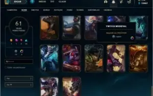 Conta Prata 4 com Twitch medieval e Honra 4