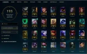 CONTA LEAGUE OF LEGENDS PLATINA 2