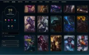 CONTA LEAGUE OF LEGENDS PLATINA 2