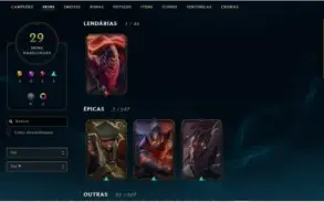 CONTA LEAGUE OF LEGENDS PLATINA 2