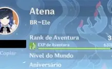 conta genshin impact