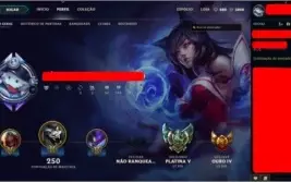 Conta Borda DIAMANTE Elo Platina