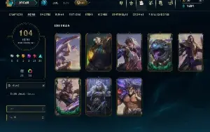 🔥 Conta LoL com Passe do Faker + LeBlanc Hall of Legends (B