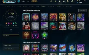 🔥 Conta LoL com Passe do Faker + LeBlanc Hall of Legends (B