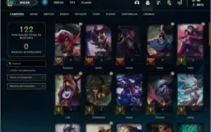 Conta ouro 3 com 17 skins e 53 champs