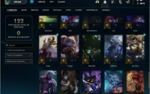 Conta ouro 3 com 17 skins e 53 champs