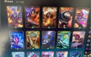 Conta prata 1 com mais de 130 skins