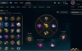 Conta de LOL//57 Skins//4 vitoriosas e 51k de IP