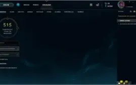 Conta de LOL//57 Skins//4 vitoriosas e 51k de IP