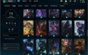 Conta ouro 1 com 100 champs, 74 skins +1 Prestigio (LEONA)