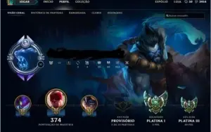 Conta lol, borda diamante, 187 skins