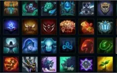 Conta lol, borda diamante, 187 skins