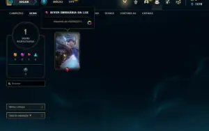 Conta Unranked com 21 Champs e 1 Skins + 7 Espolios