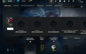Conta Unranked com 21 Champs e 1 Skins + 7 Espolios
