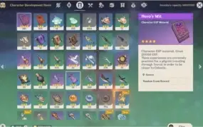 Genshin Impact AR 55 - 5 Characters 5* / 2 Weapons 5*