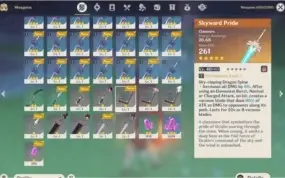 Genshin Impact AR 55 - 5 Characters 5* / 2 Weapons 5*