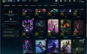 Conta ouro 2 smurf com 2 skins e 38 champs