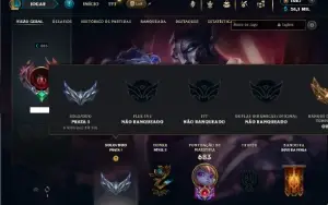 Prata 1 com TODOS os champs e 242 Skins ( Nivel 665 )