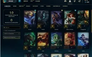 Conta bronze 1 com 25 Champs e 5 Skins -EMAIL NAO CONFIRMADO