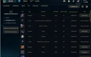 Conta bronze 1 com 25 Champs e 5 Skins -EMAIL NAO CONFIRMADO
