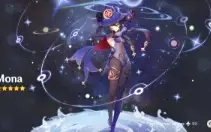 Reroll 18K Gemas + 71 Tiros + Xianyun + Mona + 68 Mochileiro