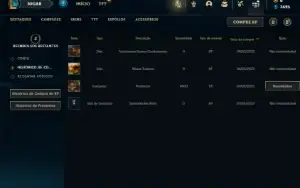 Esmeralda 4 com 21 Champs e 4 Skins + 30 Espolios