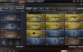 Conta Crossfire Al Tenente Coronel com Ak Dragão Chamas VIP