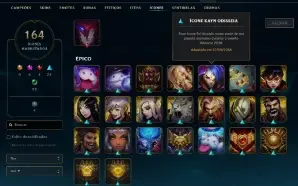 Conta ESM3 Flex/ Plati2 Solo duo 70 Skins/1950 RP