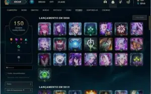 CONTA DE LOL DIAMANTE 4 TODOS CAMPEOS, 227 SKINS