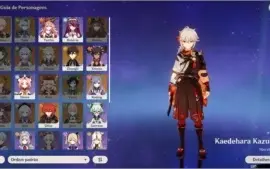 Genshin Diluc c2 + Zhongli + armas 5*