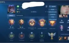 Conta rara diversas skins limitadas