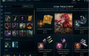 Conta league of legends/platina 1/ 45 skins