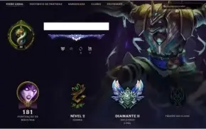 Conta League of Legendes LOL Diamante 4 D4 94 Camp 31 Skin