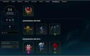 VENDO CONTA DE LOL  • 309 SKINS • TODOS OS CAMPEÕES
