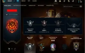 VENDO CONTA DE LOL  • 309 SKINS • TODOS OS CAMPEÕES