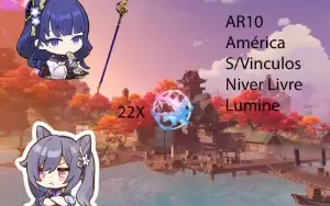 AR10 - Baal + Luz Cortadora de Grama + Keqing + 22 tiros