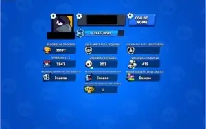 Conta Brawl Stars 25k trof - 45/45 brawlers (todos full)