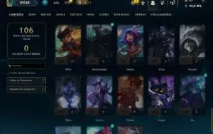 Esmeralda 3 com 55 Champs e 4 Skins ( MONO ADC )